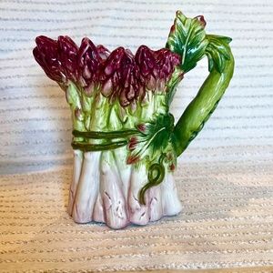 Fitz and Floyd Asparagus Pitcher